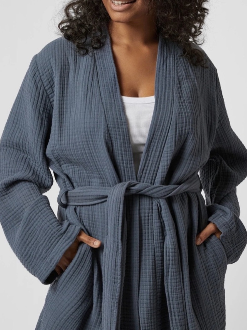 Parachute Cloud Cotton Robe — Dusk